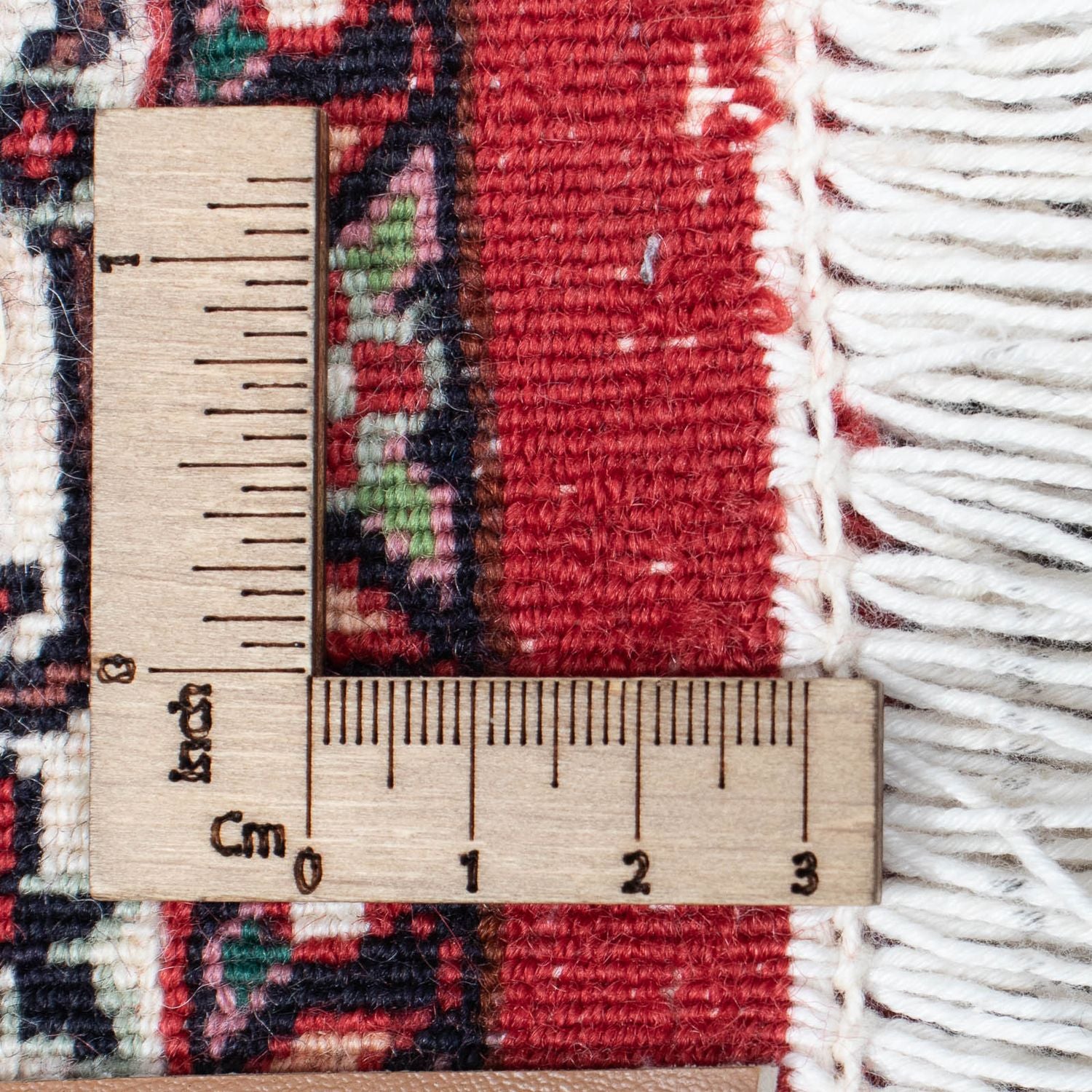 Alfombra de pasillo Alfombra persa - Bidjar - 415 x 82 cm - rojo oscuro