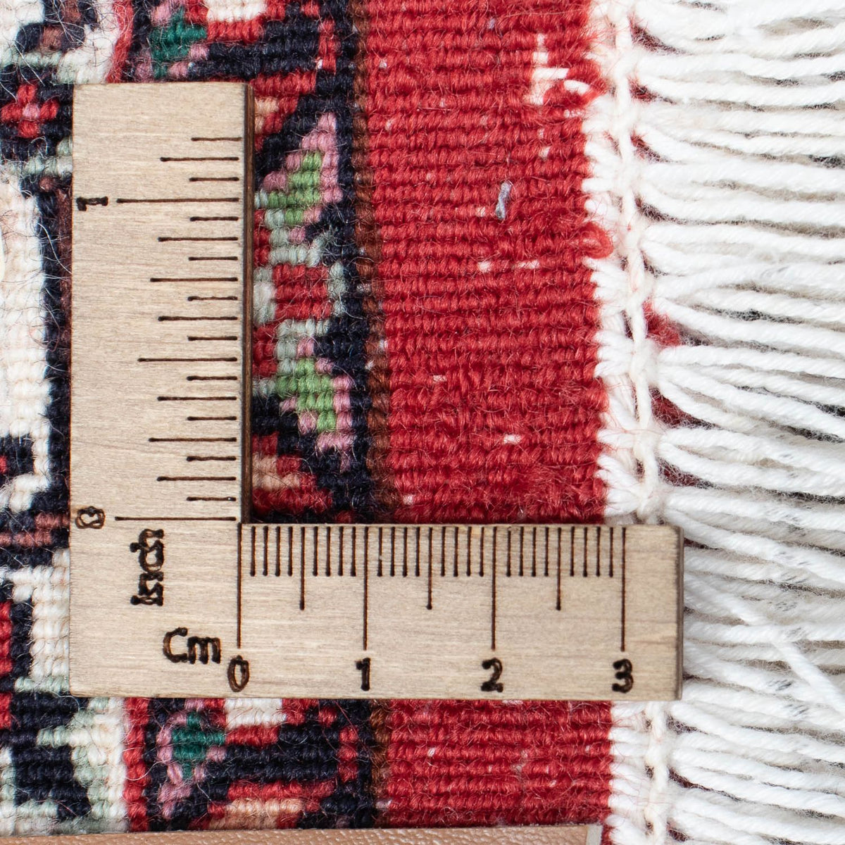 Alfombra de pasillo Alfombra persa - Bidjar - 415 x 82 cm - rojo oscuro