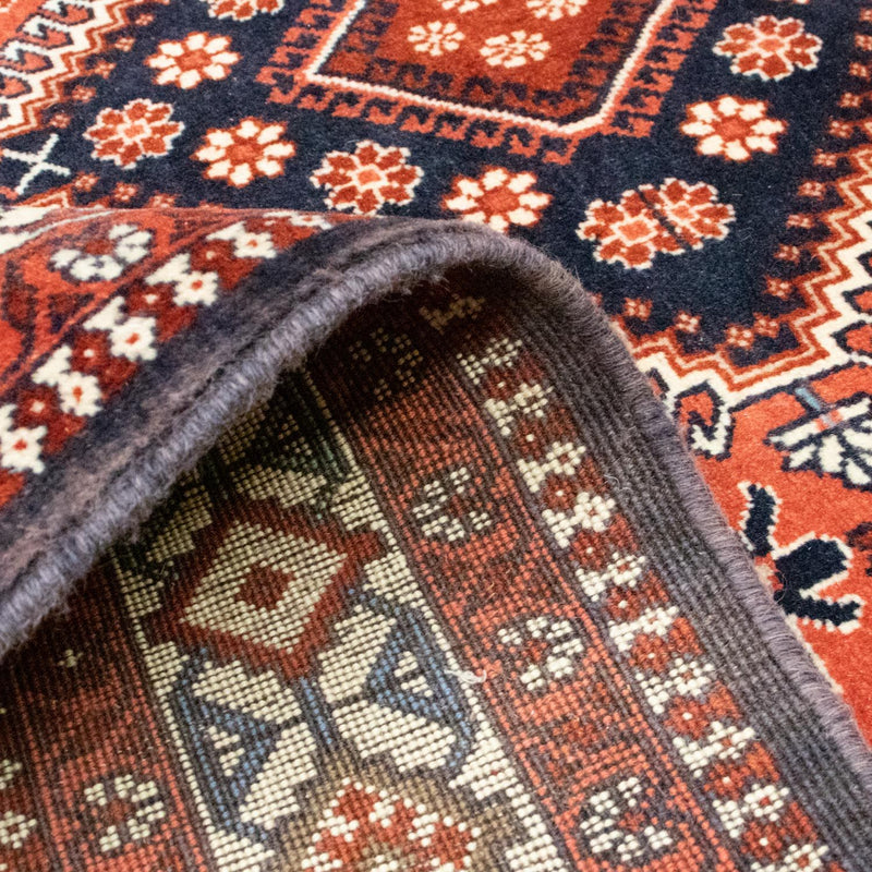 Alfombra persa - Nómada - 225 x 150 cm - rojo