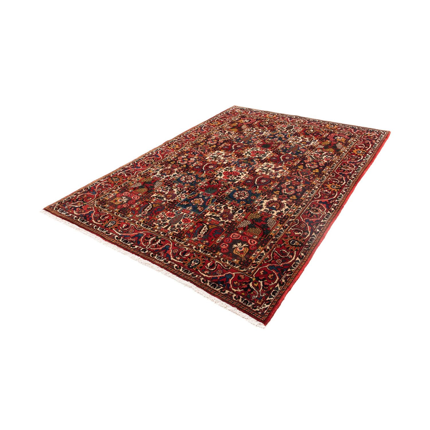 Alfombra persa - Nómada - 246 x 161 cm - multicolor