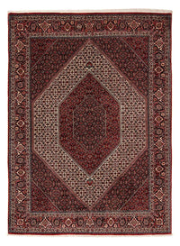 Alfombra persa - Bidjar - 267 x 201 cm - rojo oscuro