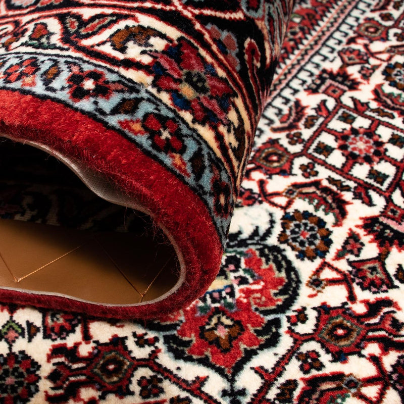 Alfombra persa - Bidjar - 267 x 201 cm - rojo oscuro