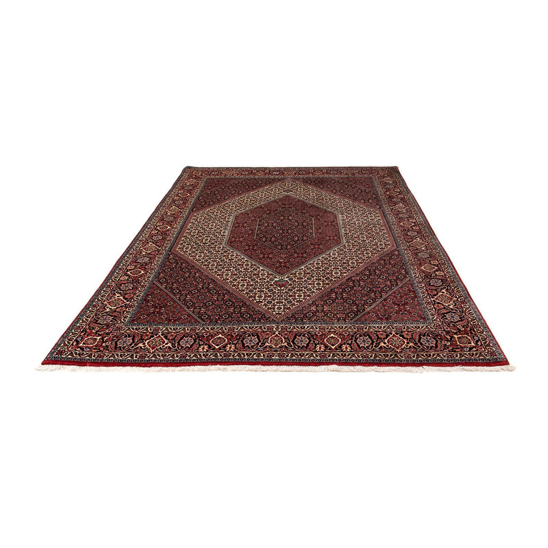 Alfombra persa - Bidjar - 267 x 201 cm - rojo oscuro