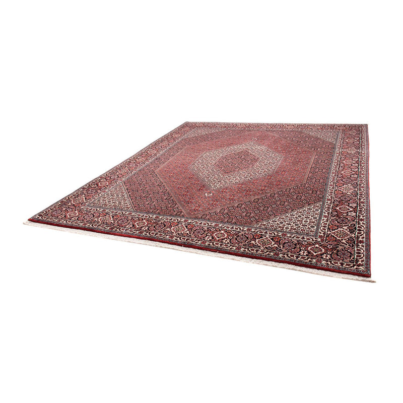 Alfombra persa - Bidjar - 297 x 250 cm - rojo oscuro