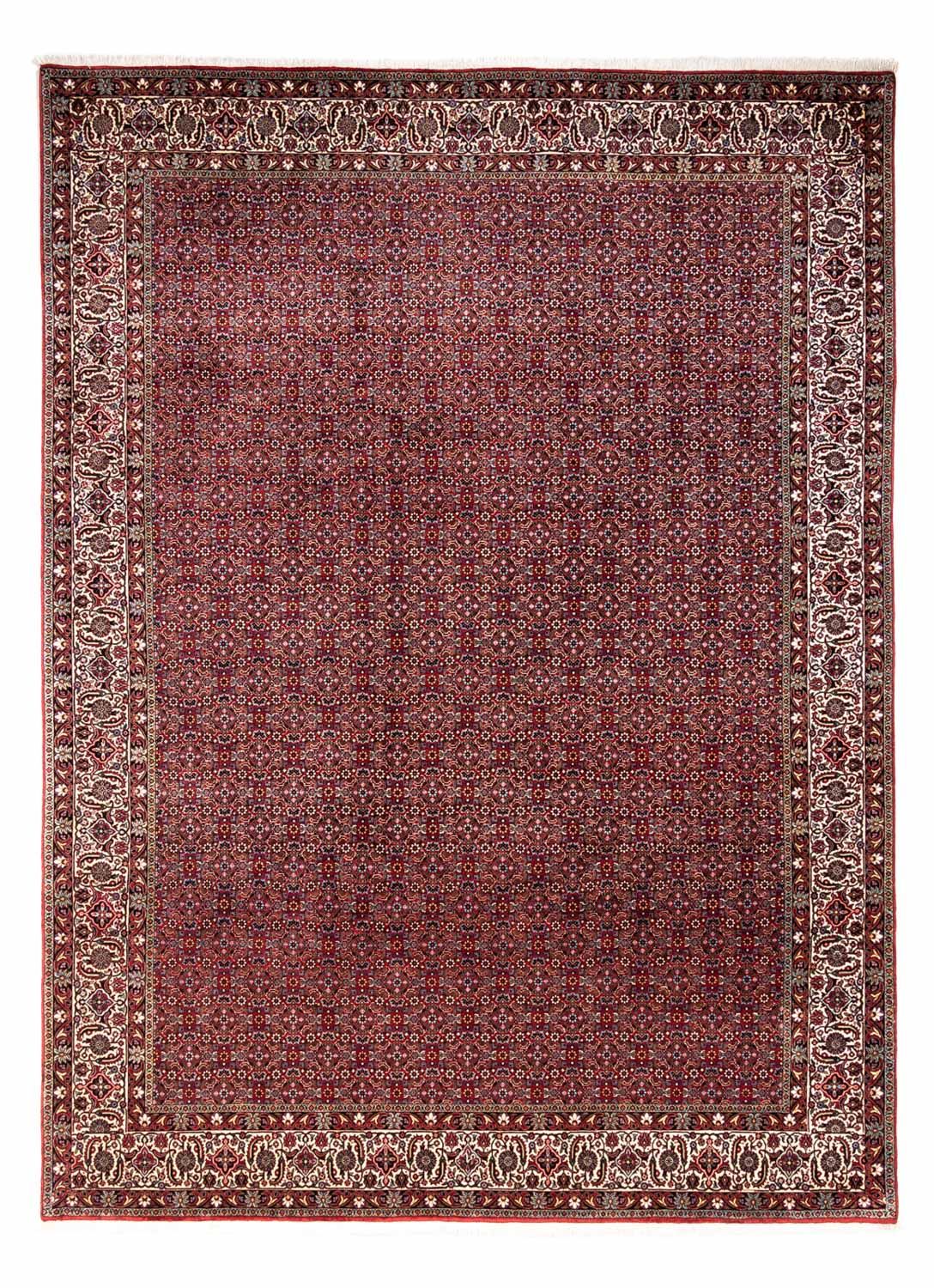 Alfombra persa - Bidjar - 340 x 252 cm - rojo