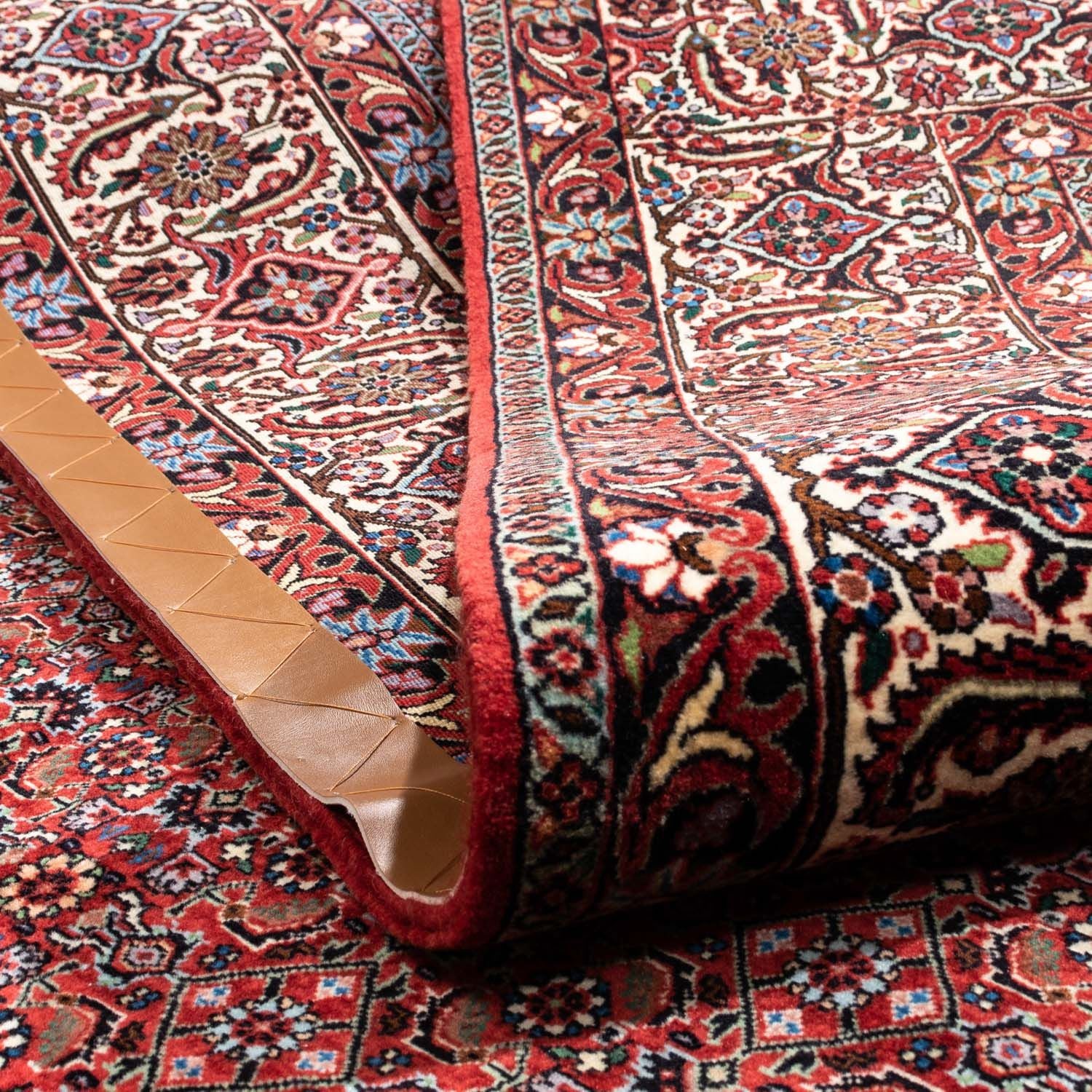 Alfombra persa - Bidjar - 340 x 252 cm - rojo