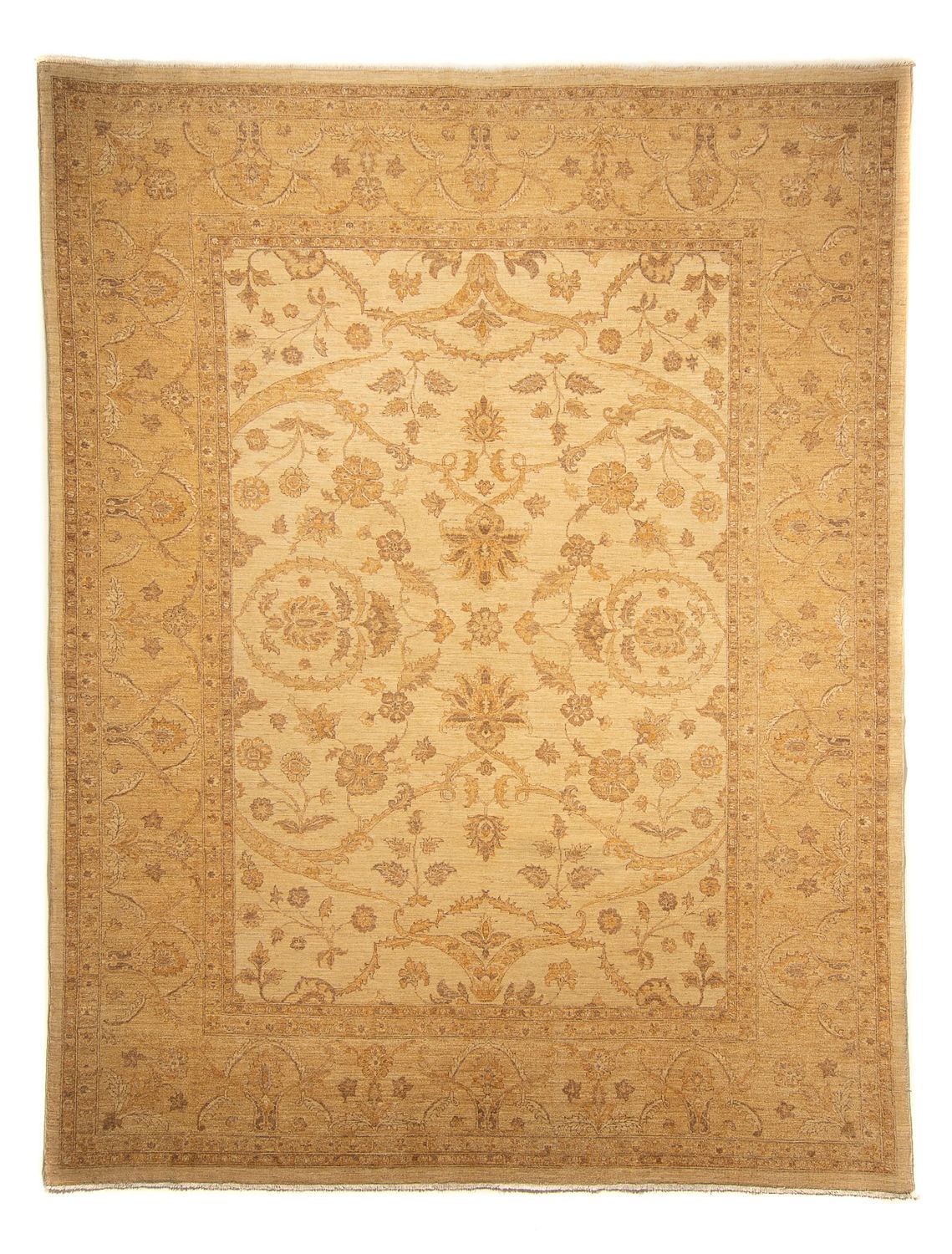 Alfombra Ziegler - 364 x 280 cm - marrón claro
