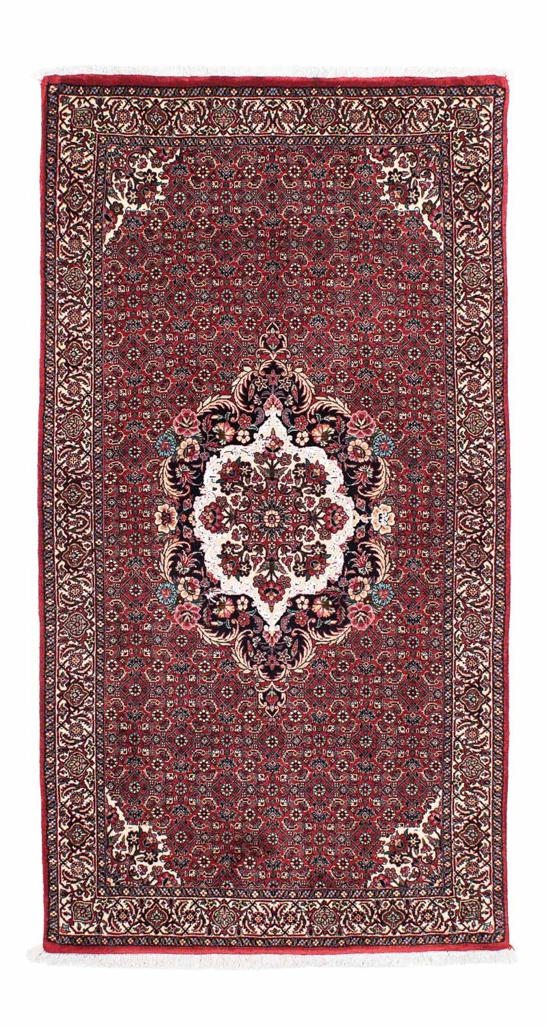 Alfombra de pasillo Alfombra persa - Bidjar - 190 x 100 cm - rojo
