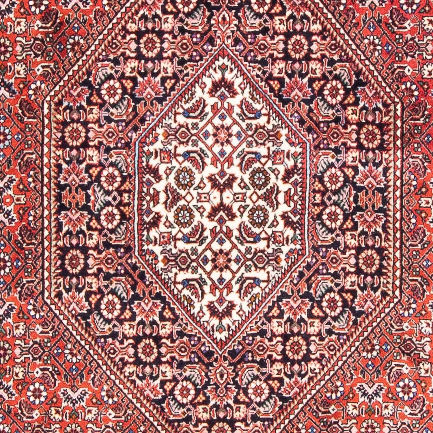 Alfombra persa - Bidjar - 170 x 110 cm - rojo claro
