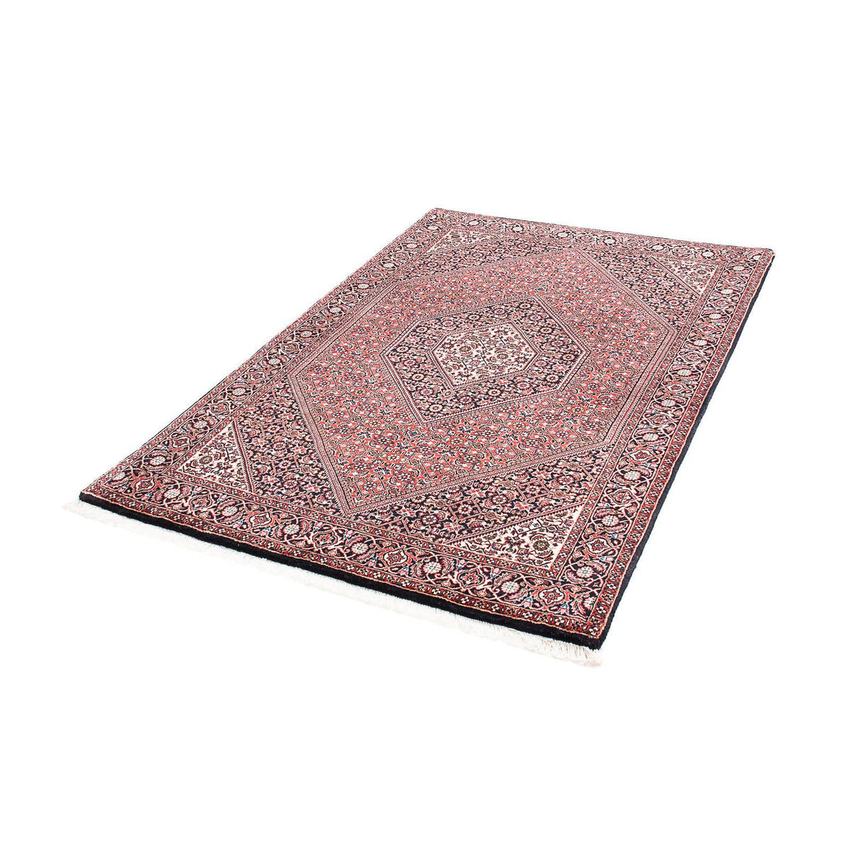 Alfombra persa - Bidjar - 170 x 110 cm - rojo claro