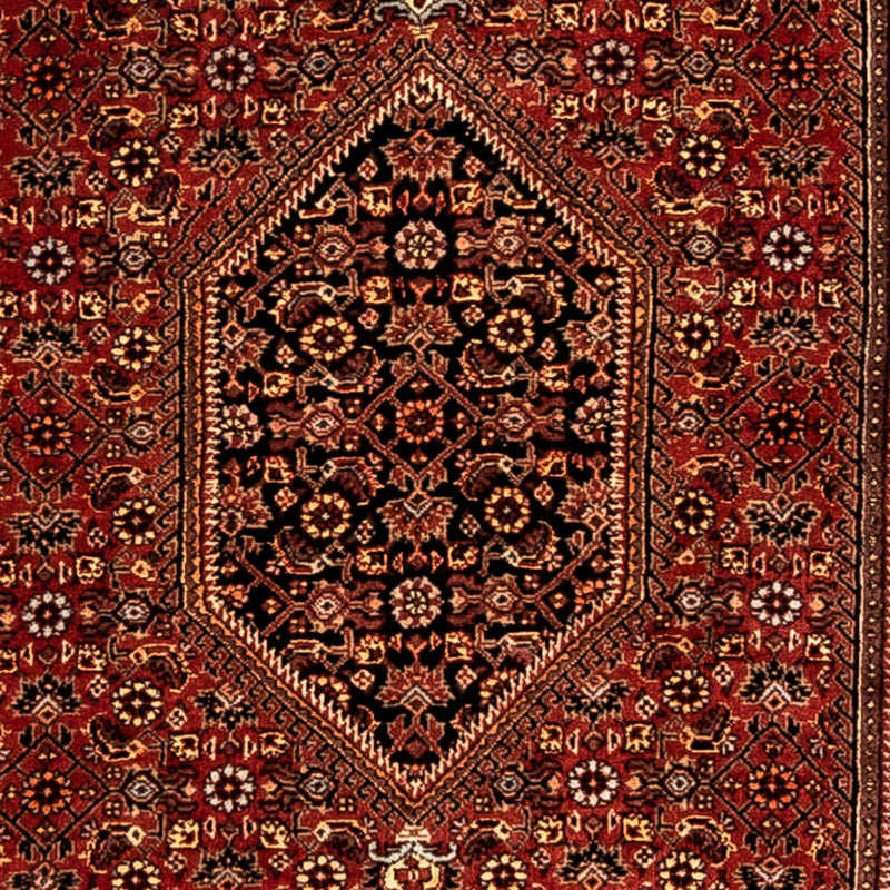 Alfombra de pasillo Alfombra persa - Bidjar - 277 x 80 cm - rojo oscuro