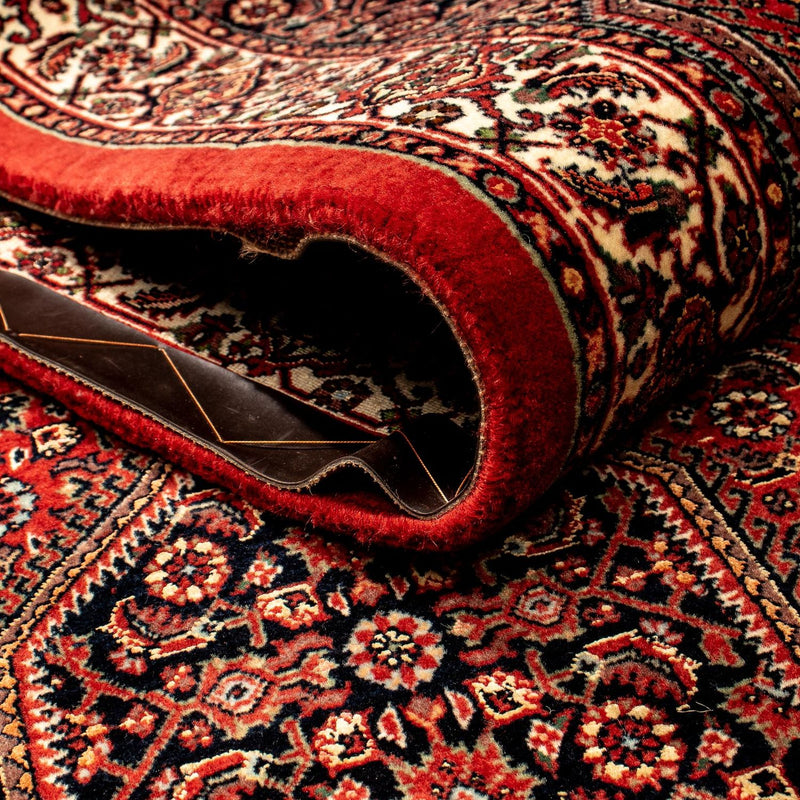 Alfombra de pasillo Alfombra persa - Bidjar - 277 x 80 cm - rojo oscuro