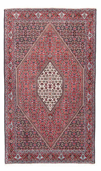 Alfombra persa - Bidjar - 169 x 106 cm - rojo claro