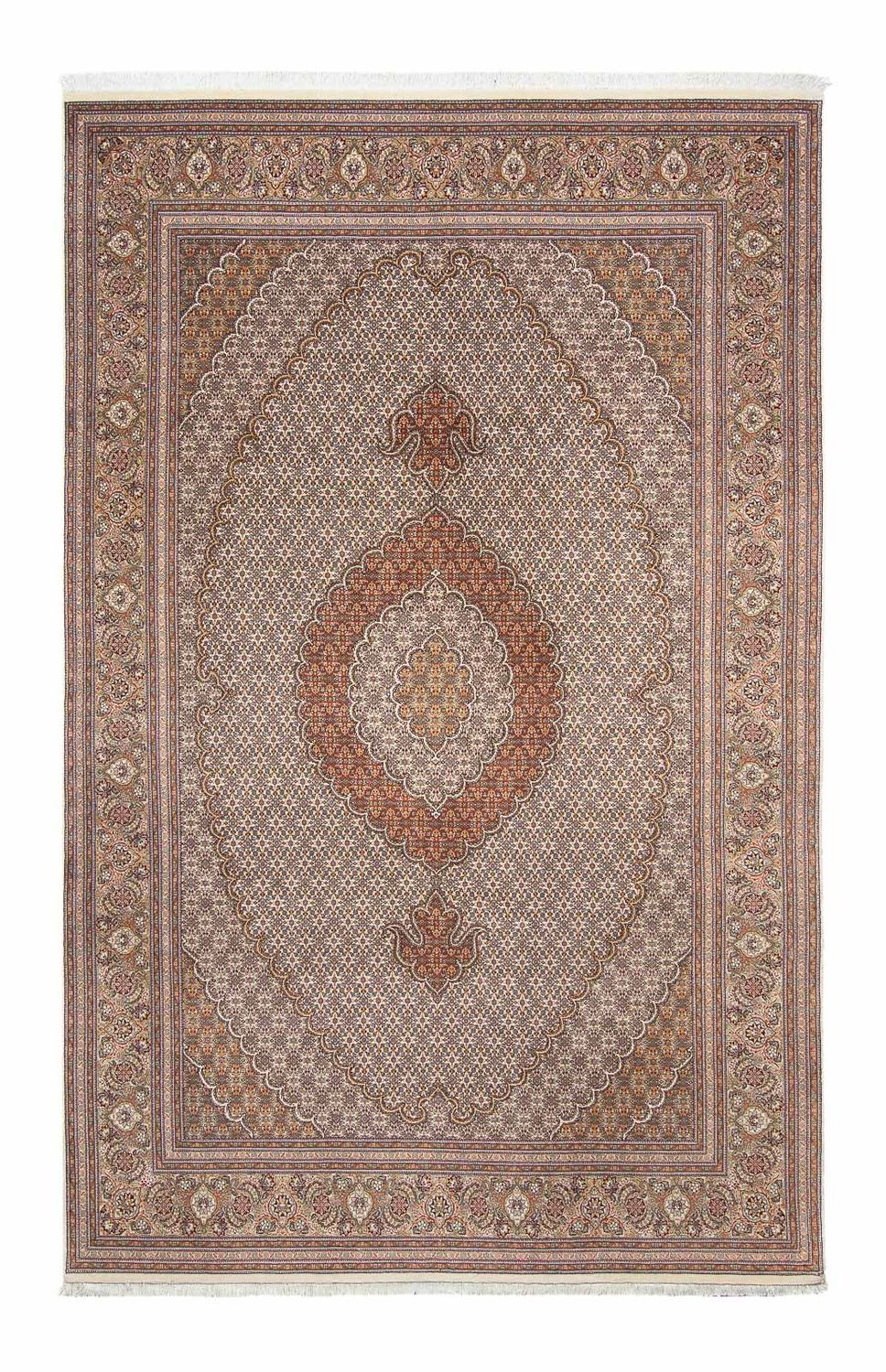Alfombra persa - Tabriz - 312 x 196 cm - marrón claro