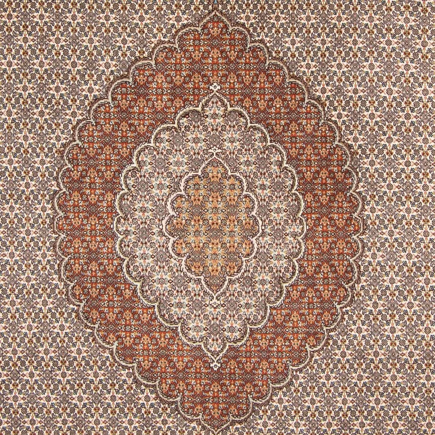 Alfombra persa - Tabriz - 312 x 196 cm - marrón claro