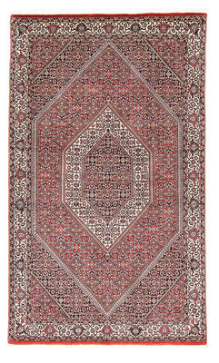 Alfombra de pasillo Alfombra persa - Bidjar - 178 x 107 cm - rojo claro