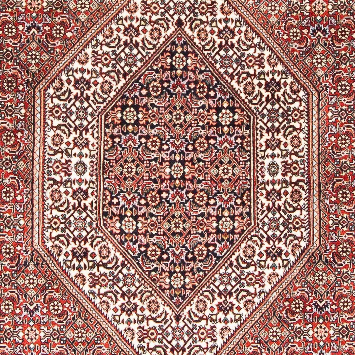 Alfombra de pasillo Alfombra persa - Bidjar - 178 x 107 cm - rojo claro