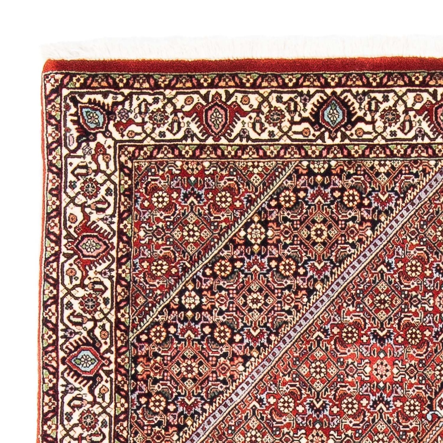 Alfombra de pasillo Alfombra persa - Bidjar - 178 x 107 cm - rojo claro