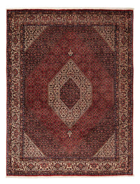 Alfombra persa - Bidjar - 259 x 201 cm - rojo oscuro