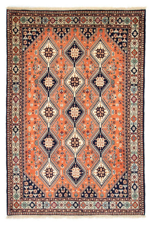 Alfombra persa - Nómada - 226 x 155 cm - salmón