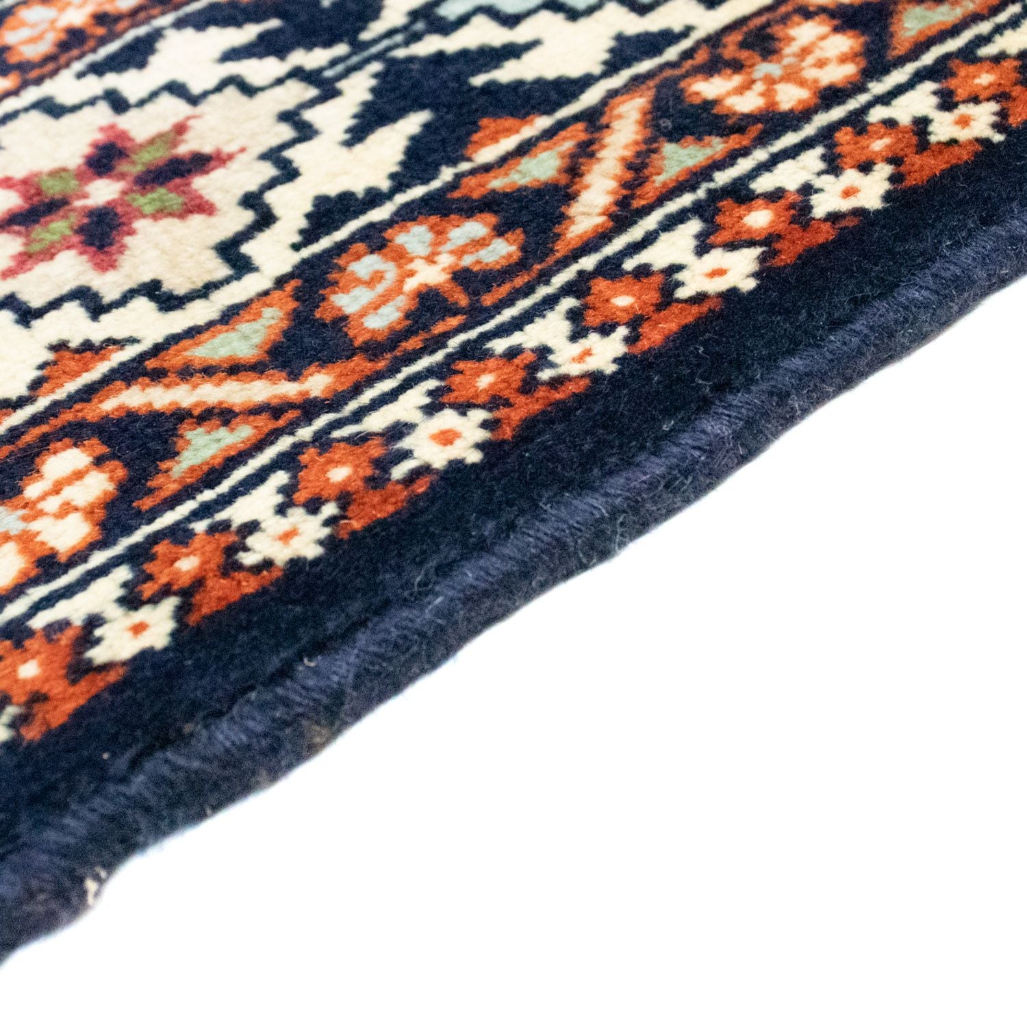 Alfombra persa - Nómada - 226 x 155 cm - salmón