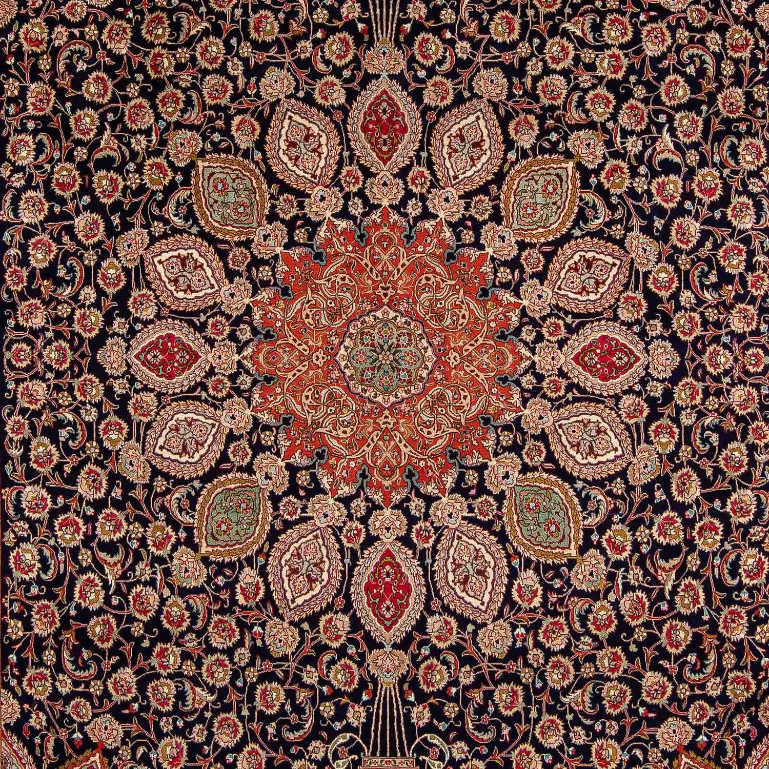 Alfombra persa - Tabriz - 390 x 296 cm - marrón claro