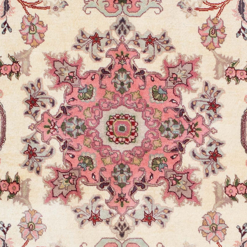 Alfombra de pasillo Alfombra Persa - Tabriz - Real - 198 x 83 cm - beige