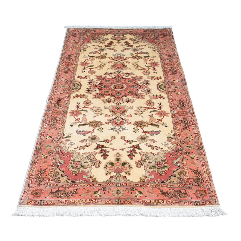 Alfombra de pasillo Alfombra Persa - Tabriz - Real - 198 x 83 cm - beige