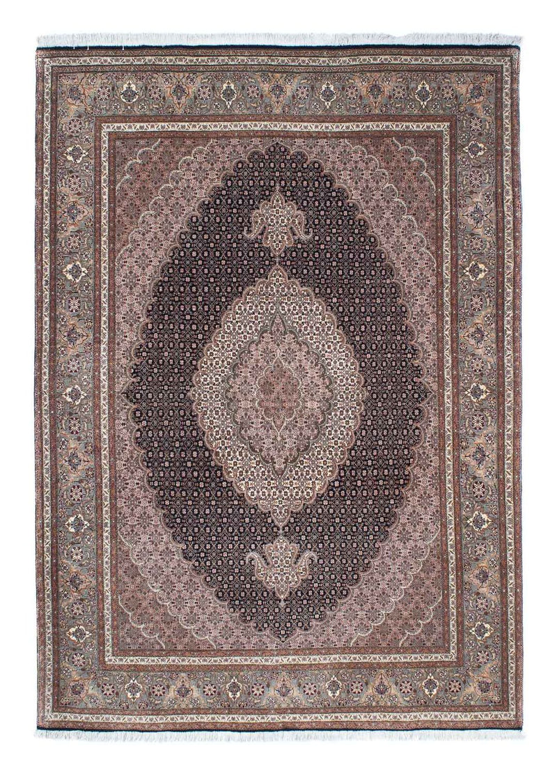 Alfombra persa - Tabriz - 209 x 152 cm - marrón claro