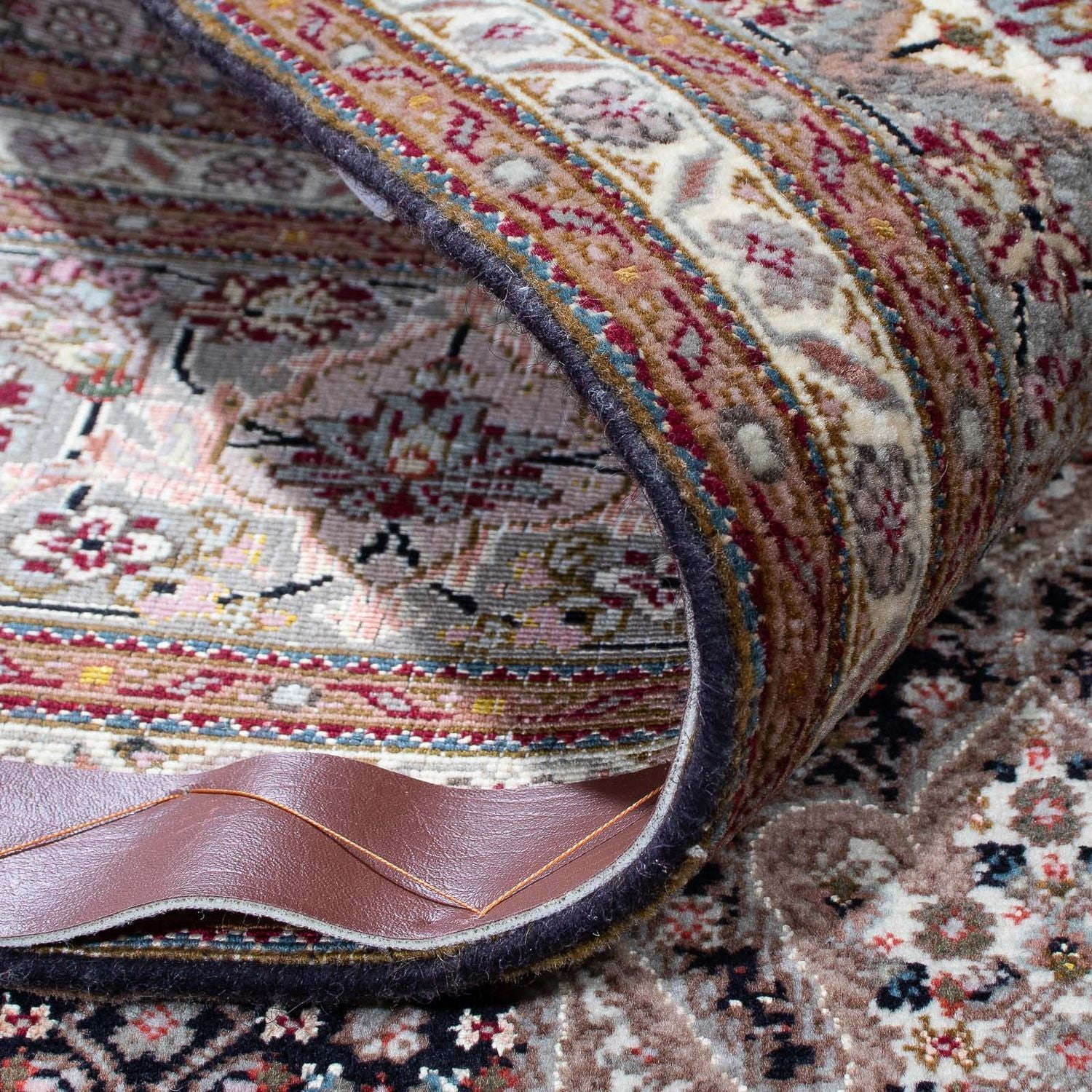 Alfombra persa - Tabriz - 209 x 152 cm - marrón claro