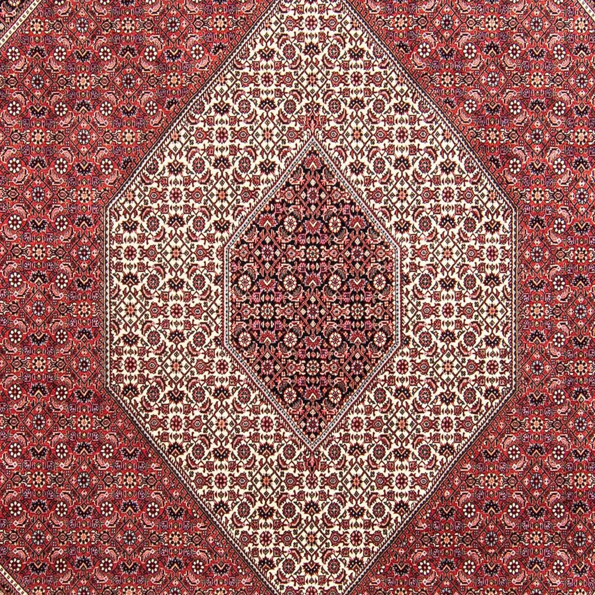 Alfombra persa - Bidjar - 295 x 253 cm - rojo oscuro