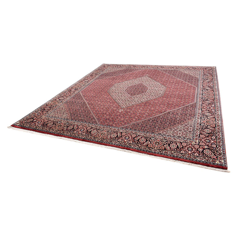Alfombra persa - Bidjar - 295 x 253 cm - rojo oscuro