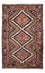 Alfombra persa - Nómada - 120 x 73 cm - rojo claro