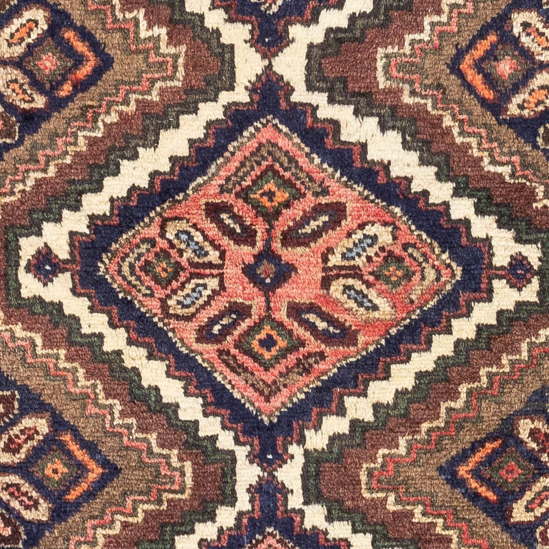 Alfombra persa - Nómada - 120 x 73 cm - rojo claro