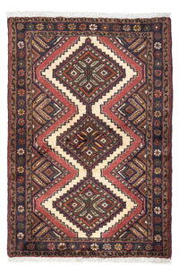 Alfombra persa - Nómada - 112 x 76 cm - rojo