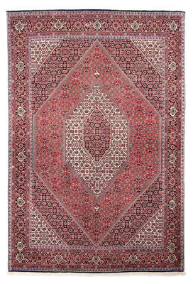 Alfombra persa - Bidjar - 250 x 168 cm - rojo claro