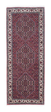Bidjar Alfombra 73x198cm - Alfombra persa - Alfombra de pasillo / Rojo Oscuro / 73 x 198 cm Alfombra de pasillo