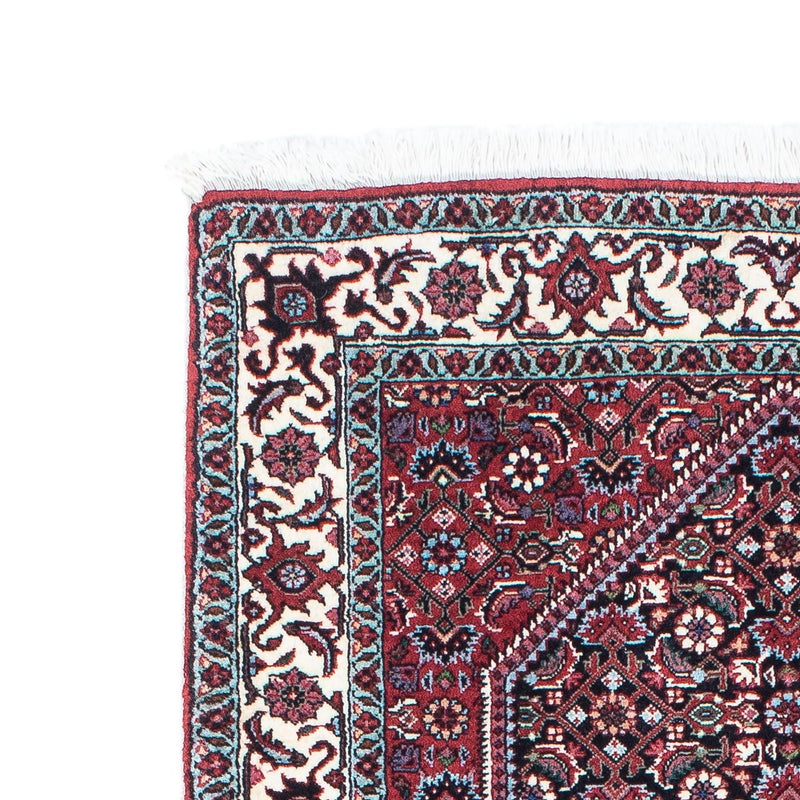 Alfombra de pasillo Alfombra persa - Bidjar - 198 x 73 cm - rojo oscuro