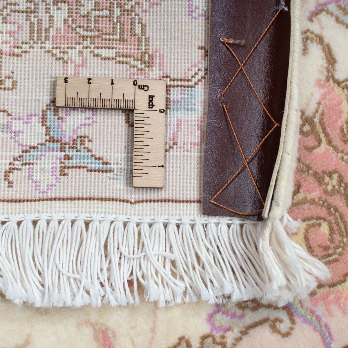 Alfombra Persa - Tabriz - Real - 92 x 64 cm - beige