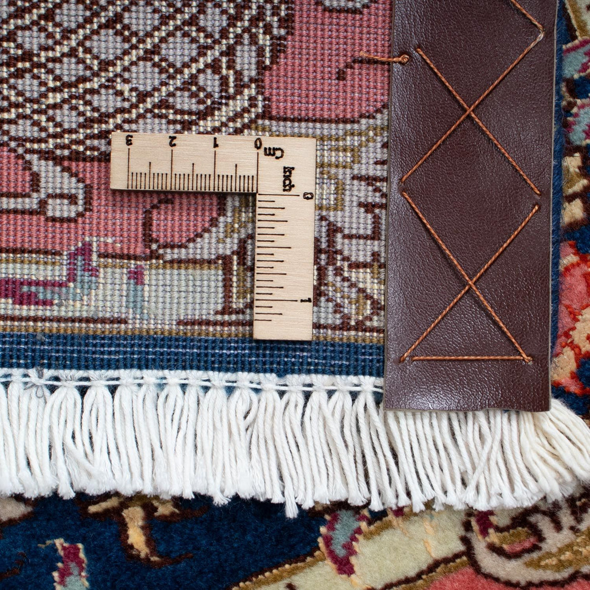 Alfombra Persa - Tabriz - Real - 82 x 58 cm - azul oscuro