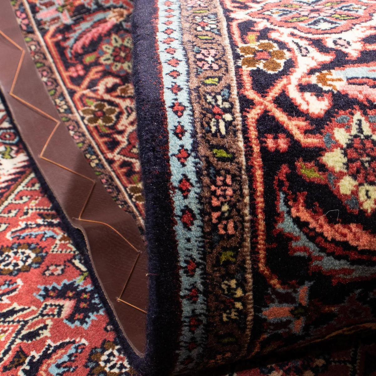 Alfombra persa - Bidjar - 250 x 173 cm - rojo claro