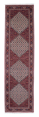 Alfombra de pasillo Alfombra persa - Bidjar - 300 x 82 cm - rojo