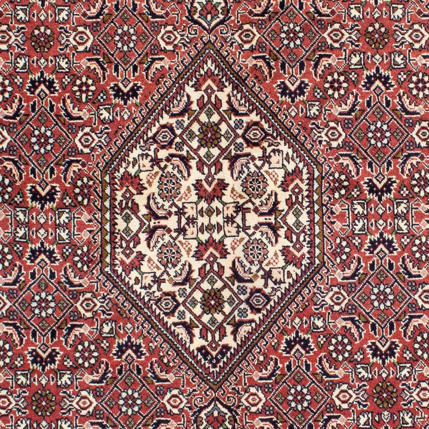 Alfombra persa - Bidjar - 214 x 140 cm - rojo