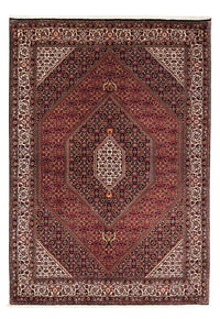 Alfombra persa - Bidjar - 232 x 168 cm - rojo oscuro