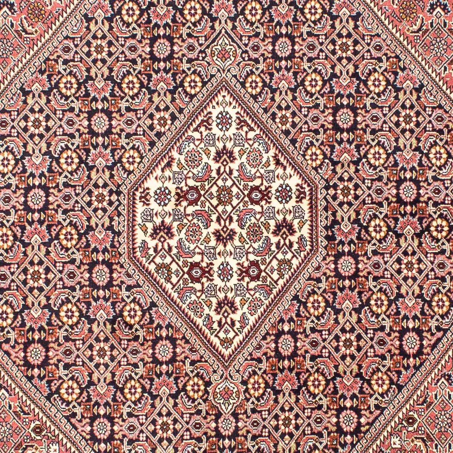 Alfombra persa - Bidjar - 246 x 168 cm - rojo claro