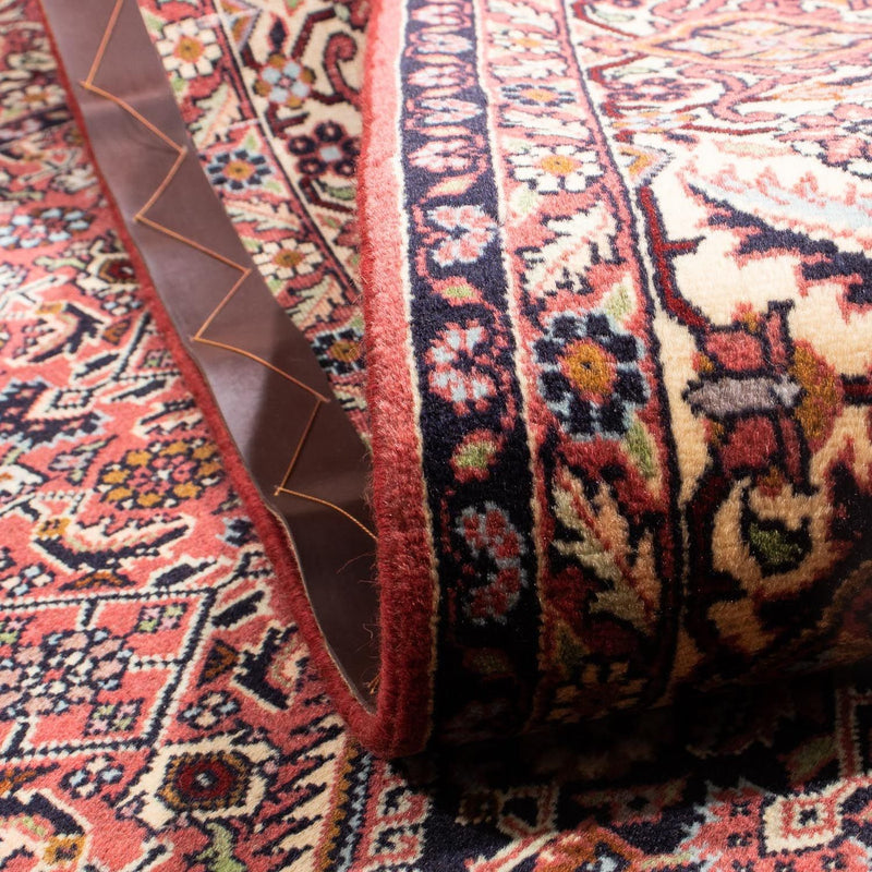 Alfombra persa - Bidjar - 246 x 168 cm - rojo claro