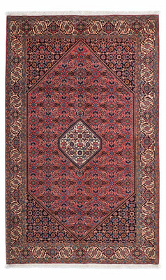 Alfombra persa - Bidjar - 232 x 141 cm - rojo
