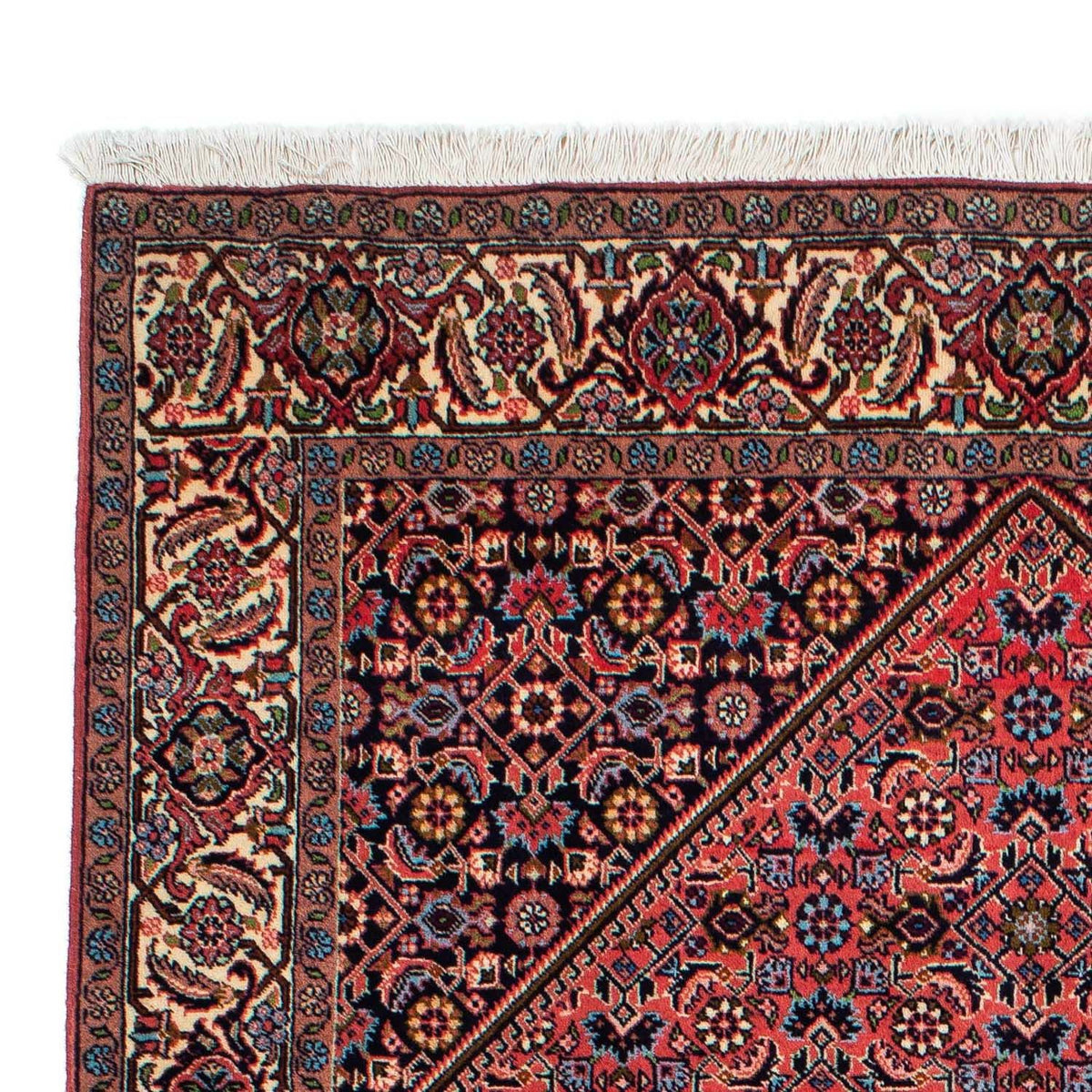 Alfombra persa - Bidjar - 232 x 141 cm - rojo