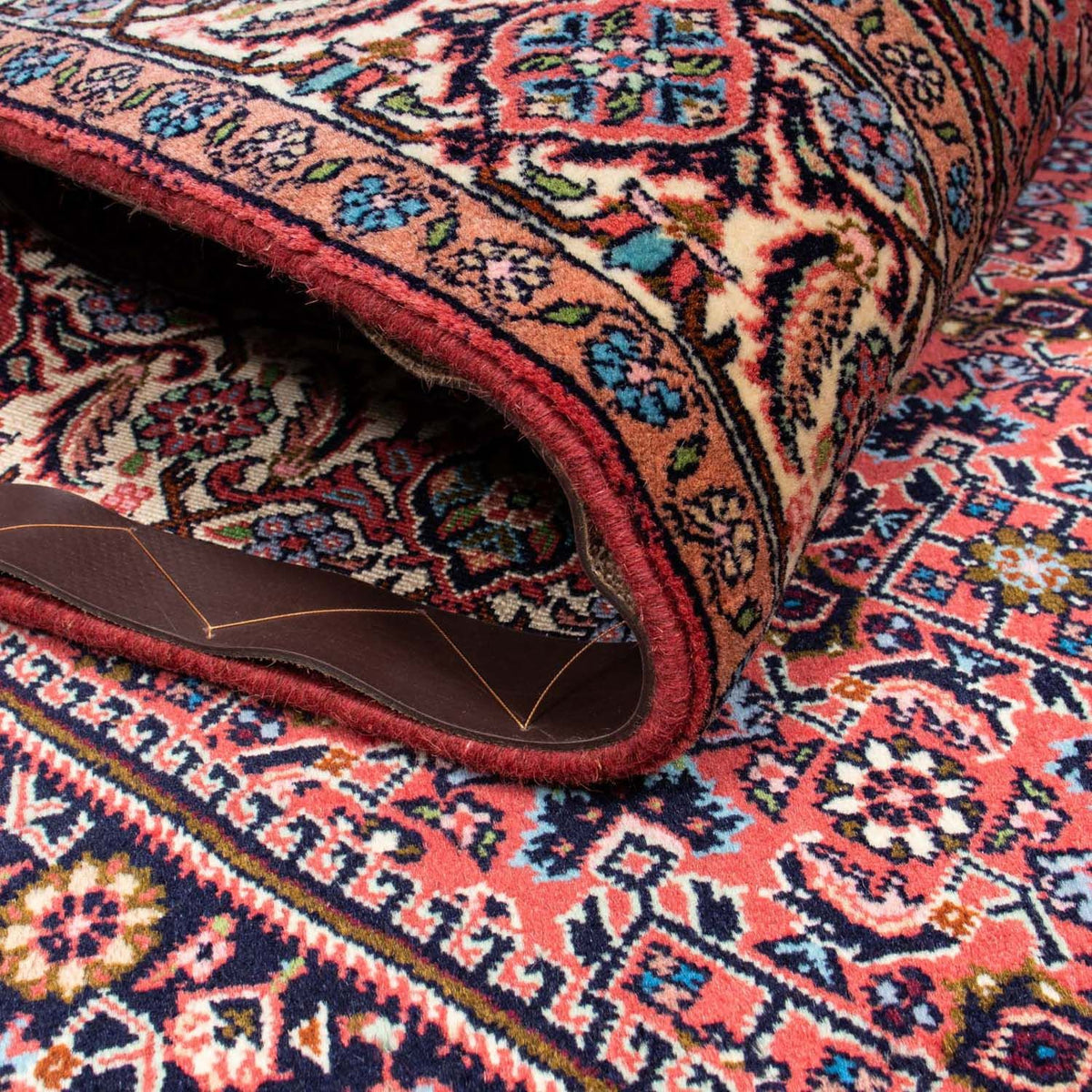 Alfombra persa - Bidjar - 232 x 141 cm - rojo