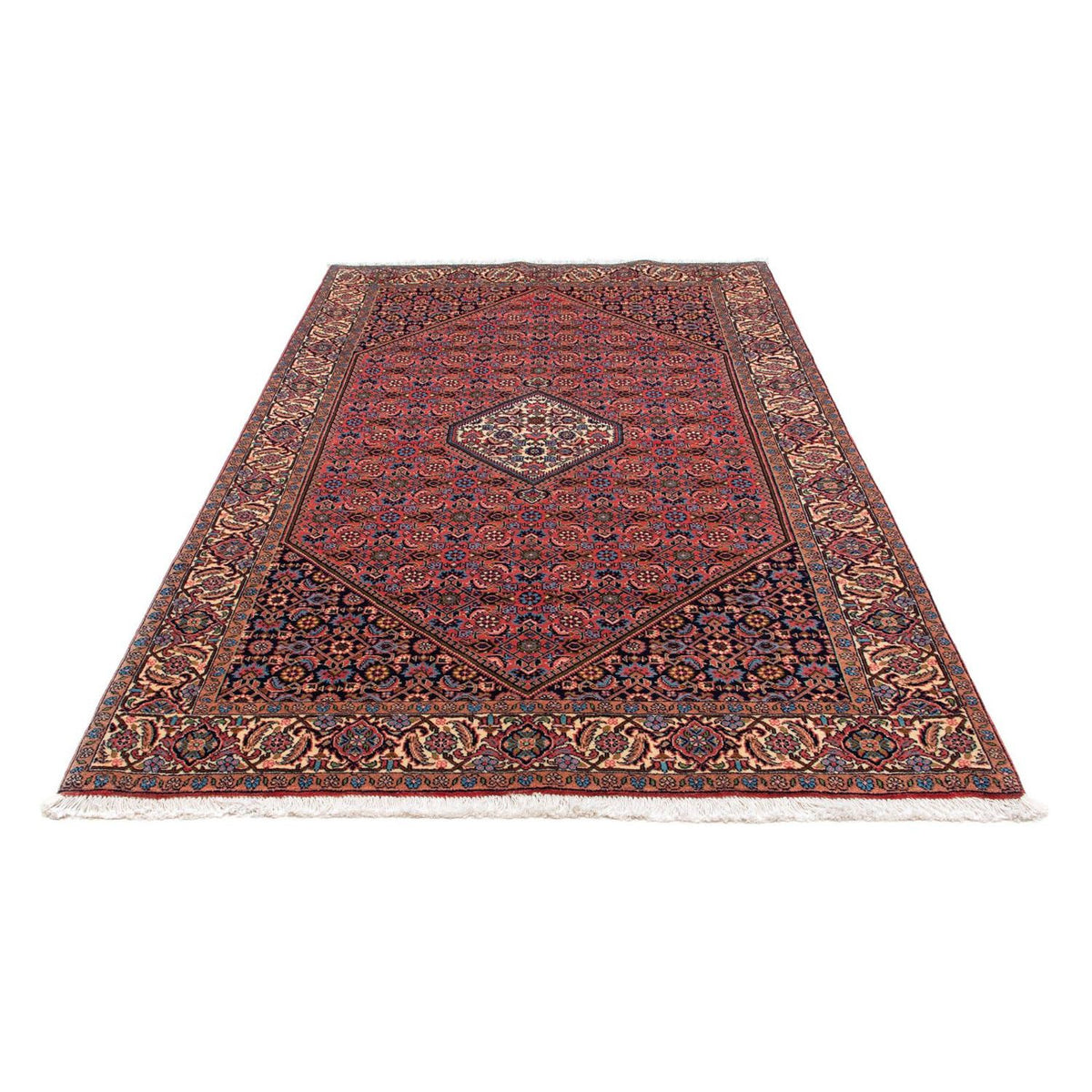 Alfombra persa - Bidjar - 232 x 141 cm - rojo